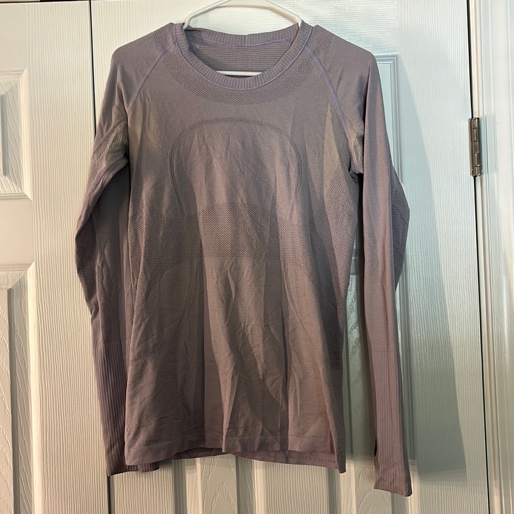 Good used condition lavender long sleeve swiftly tee